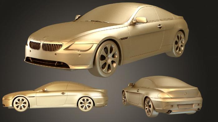 نموذج ثلاثي الأبعاد لآلة CNC السيارات والنقل سيارة BMW 6 الجديدة